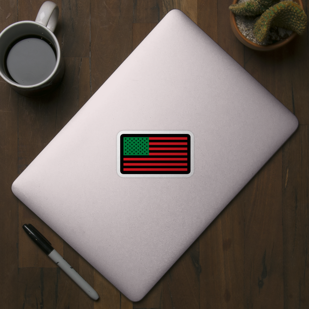 Pan African American Flag by UrbanLifeApparel